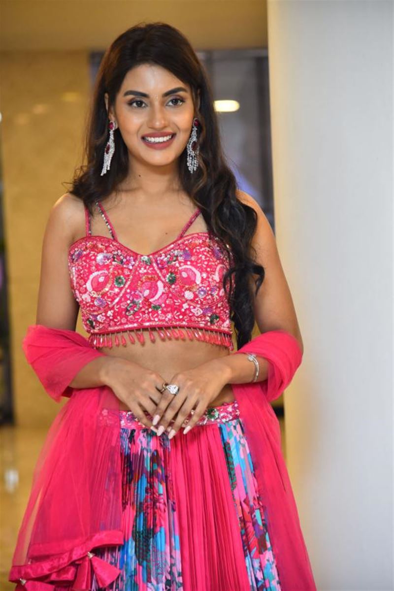 Tollywood Actress Garima Chouhan at Seetha Kalyana Vaibhogame Movie Release Event